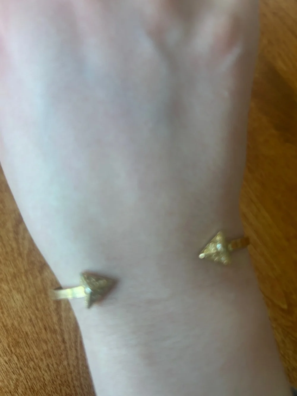 BCBGMaxAzria gold colored bracelet - Picture 3 of 6